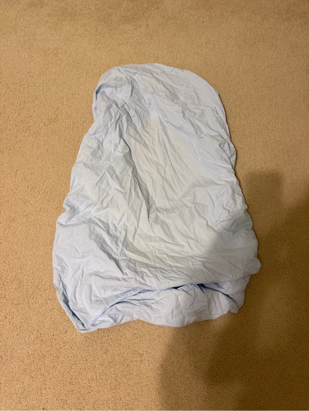 Cloud Island Baby Crib Toddler Bed Fitted Crib sheet solid baby light blue